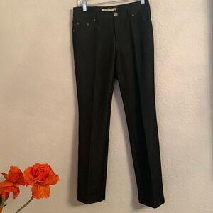 Centra Ville Paris Trousers Logo Pockets Embroidered Embellished Women’s Size 4